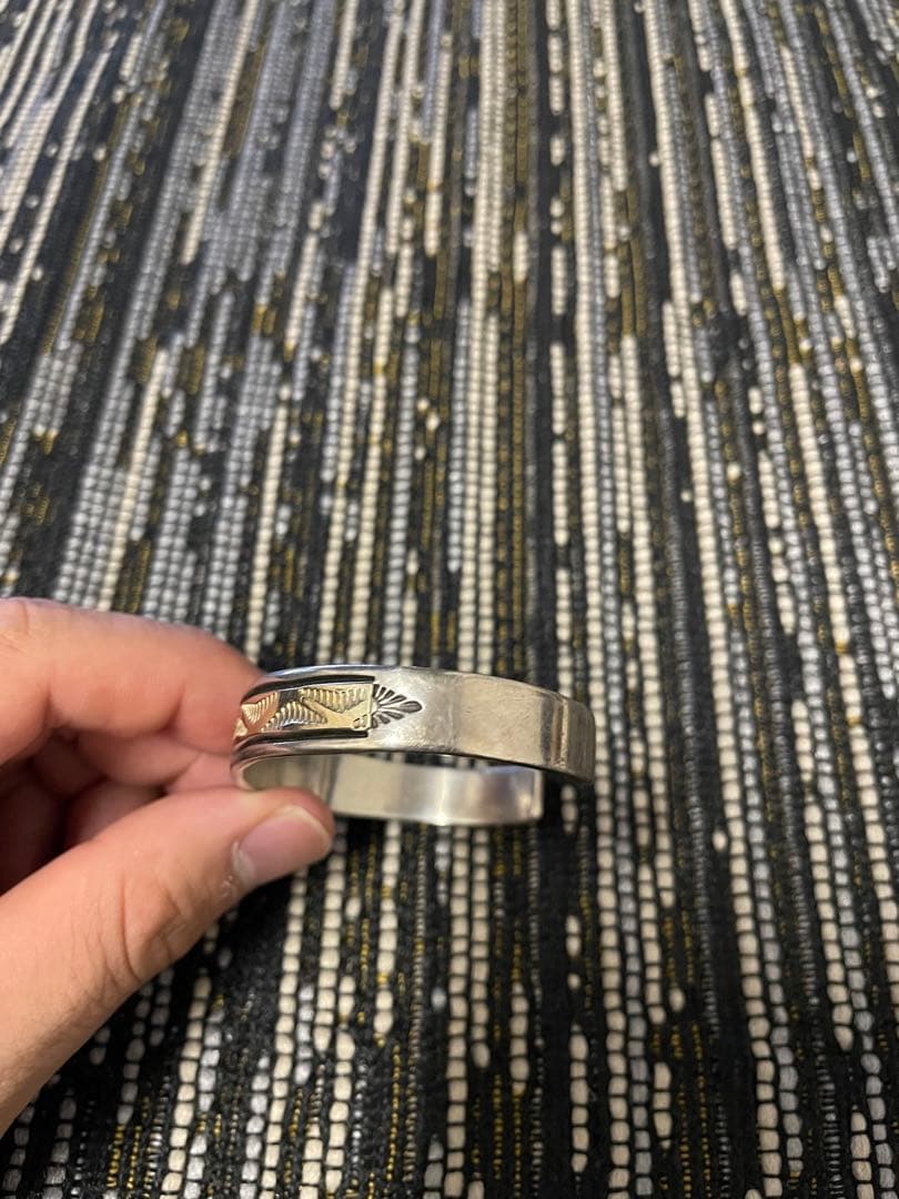 B.Morgan 14k バングル　ナバホ　ブルースモルガン