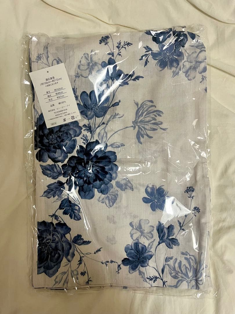 Dita 花柄浴衣・帯・下駄セット