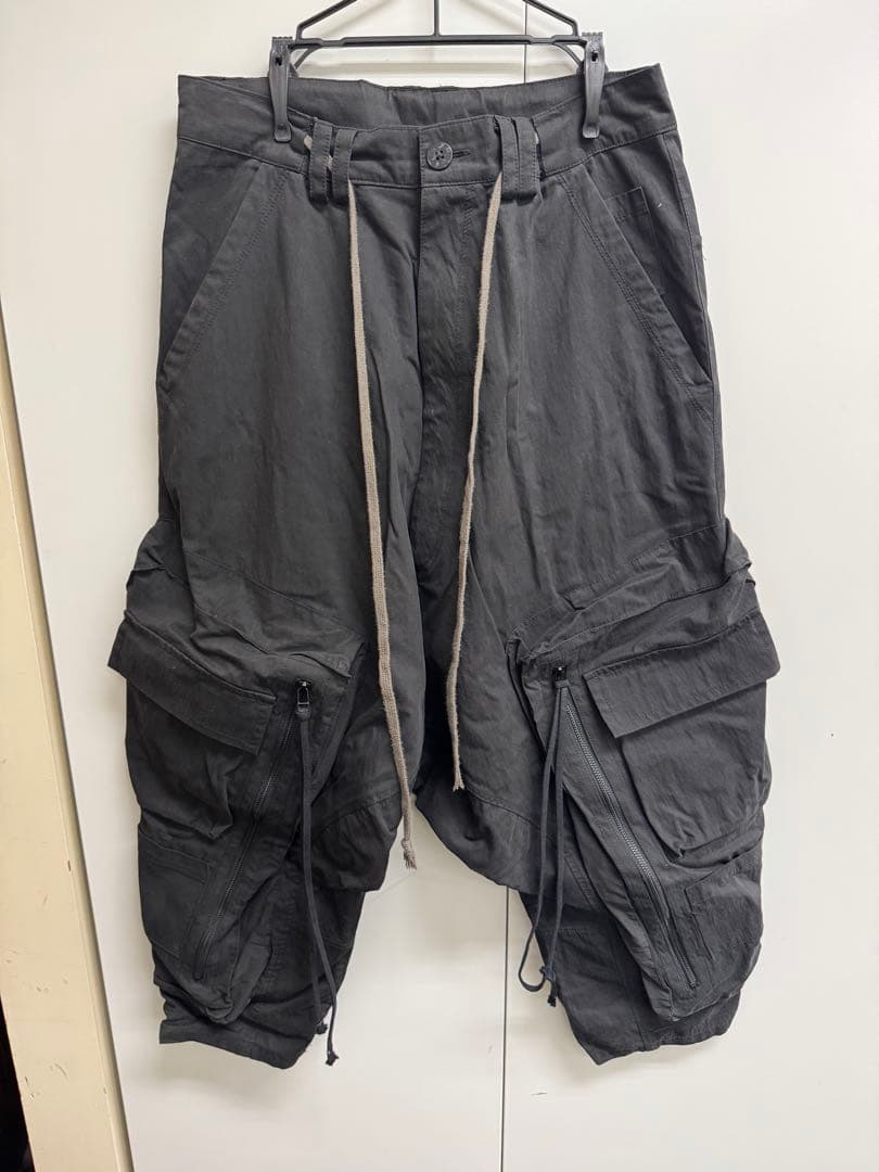 ARTEFACT グレー サルエルパンツ