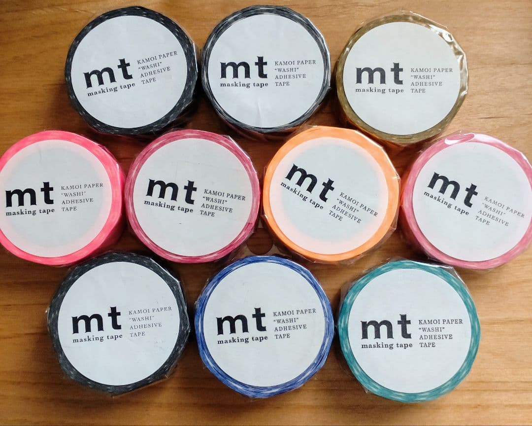 907.新品　mt　廃盤マスキングテープ　10m巻ストライプ40個