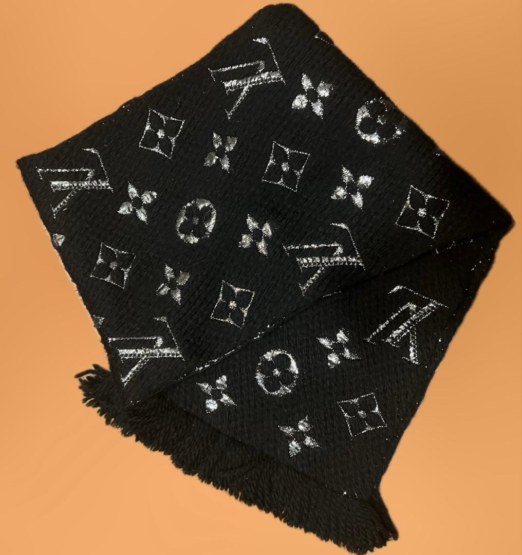 ルイヴィトン マフラー 黒