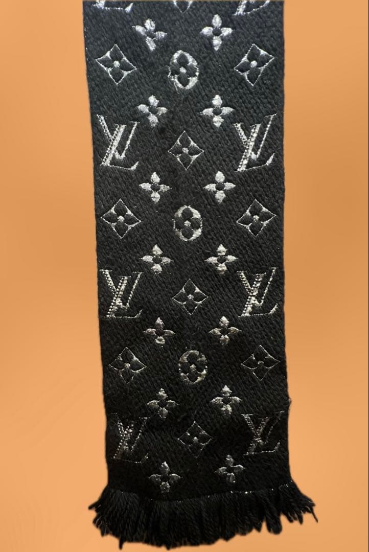 ルイヴィトン マフラー 黒