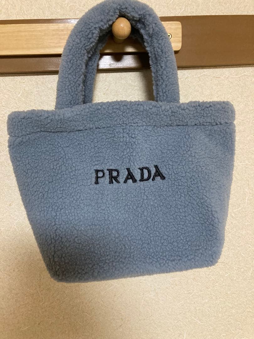 限定品ノベルティフリースハンドバッグ グレー