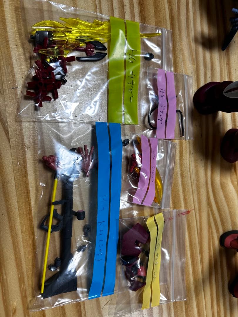 HGUCシャア専用6機セット　ザク　サザビー　ジオング　ズゴック　ドム　ゲルググ