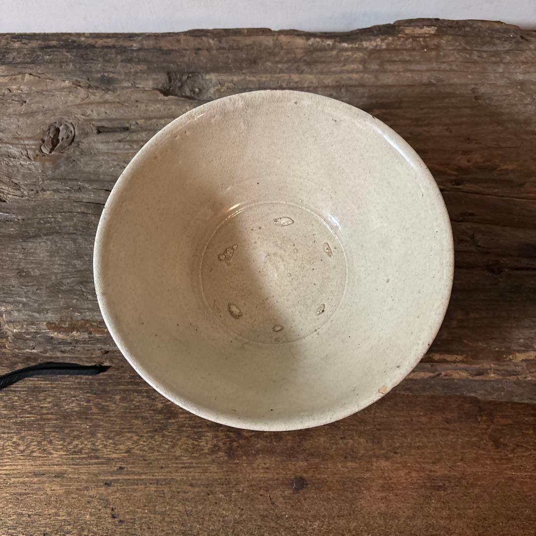 李朝　鉢　大茶碗　堅手　白磁　高麗　朝鮮古陶磁 民芸　古道具　骨董　アンティーク