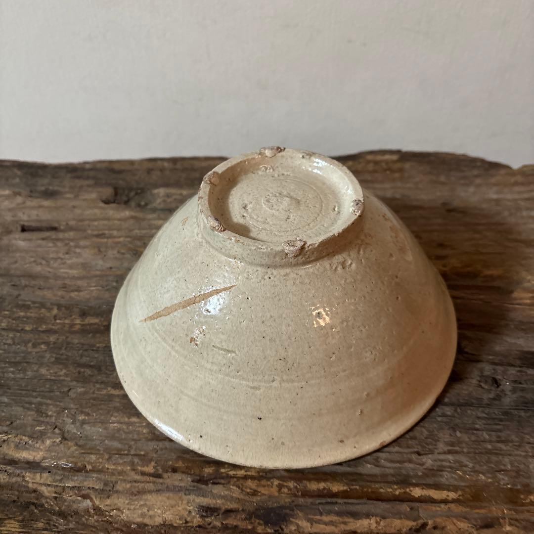 李朝　鉢　大茶碗　堅手　白磁　高麗　朝鮮古陶磁 民芸　古道具　骨董　アンティーク