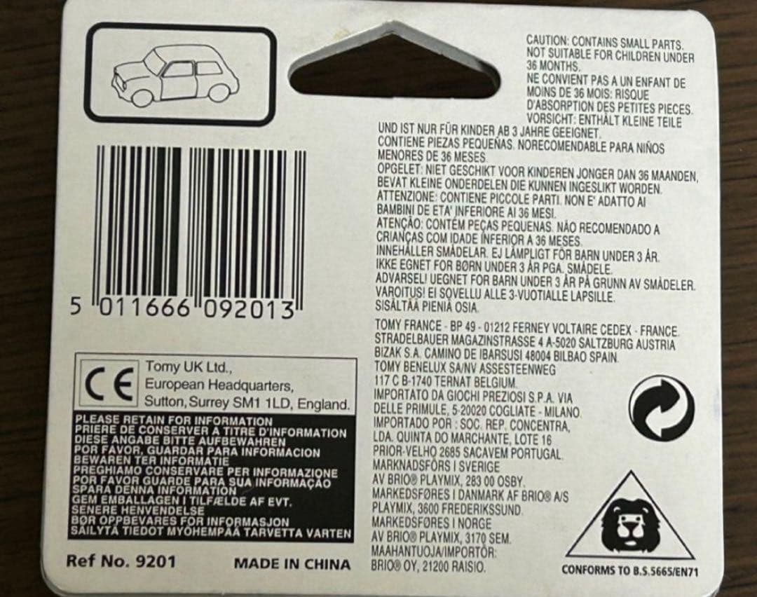 UKトミカ ミニクーパー