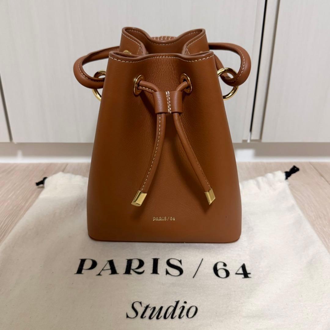 新品 PARIS64 STUDIO CUERO バッグ ブラウン