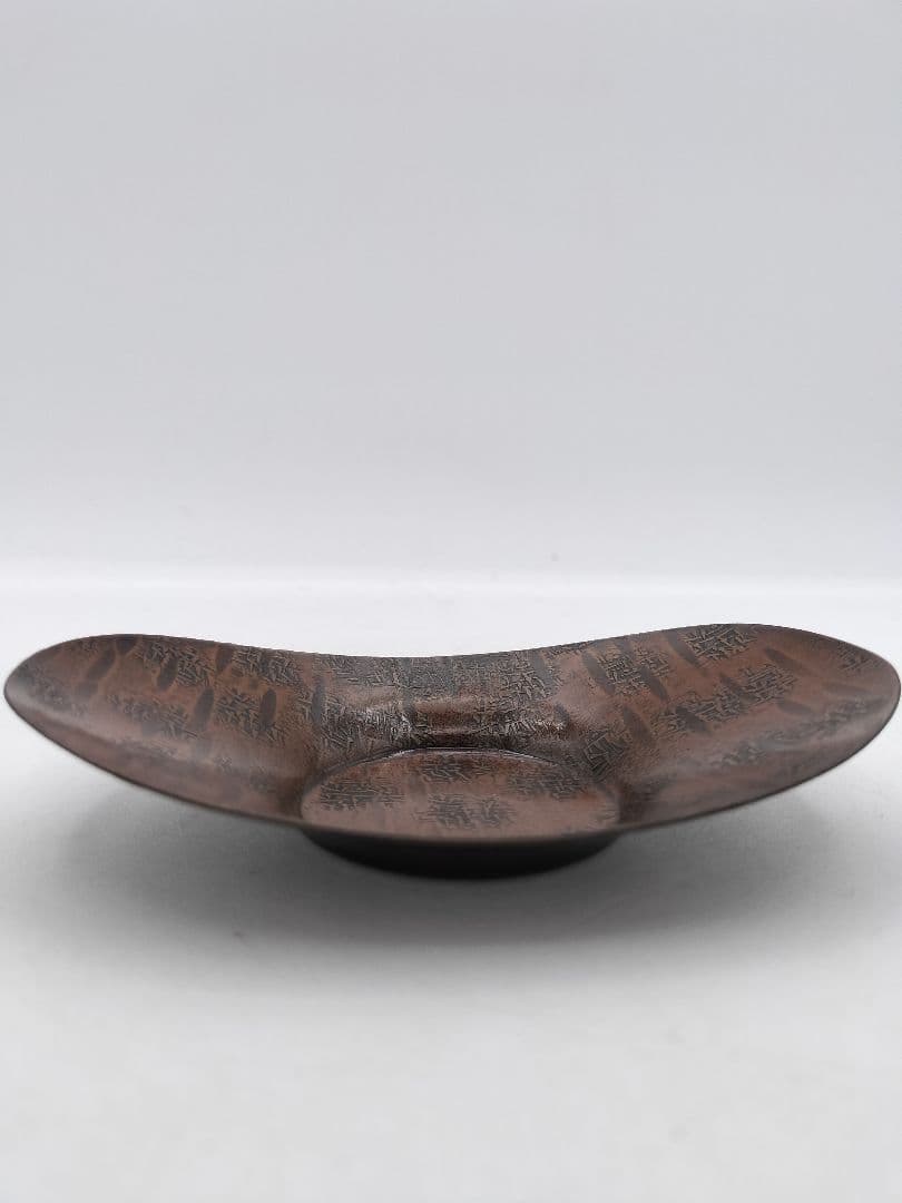 c353 茶托 大 銅製　小判 6枚 紙箱 茶道具 古物