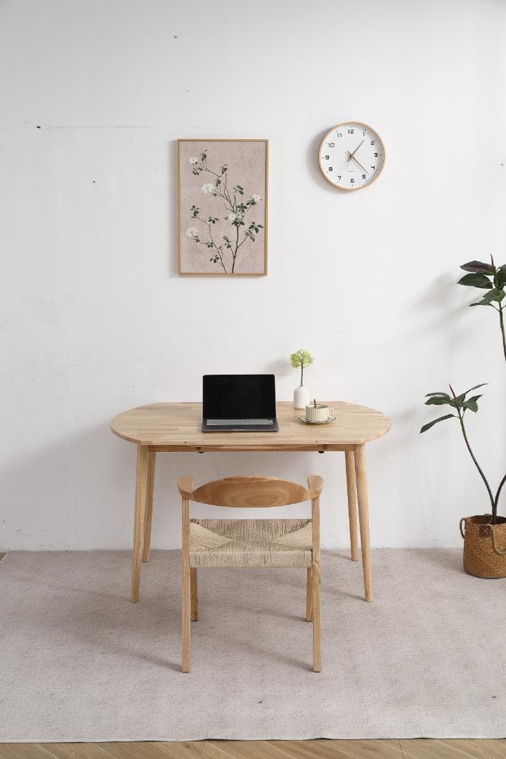 ダイニングテーブル1点×チェア2脚　2人用伸長式 折りたたみダイニングテーブル