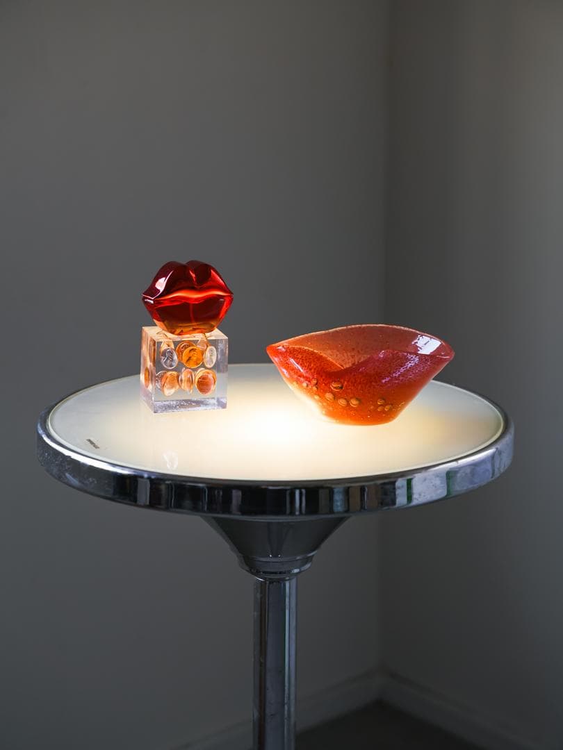 希少 \"REPOSE\" 照明付 昇降テーブル ミッドセンチュリー モダン