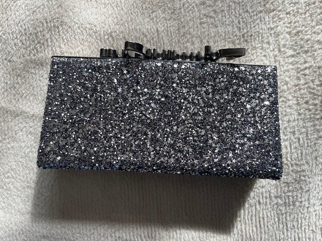 Jimmy Choo グリッター クラッチバッグ