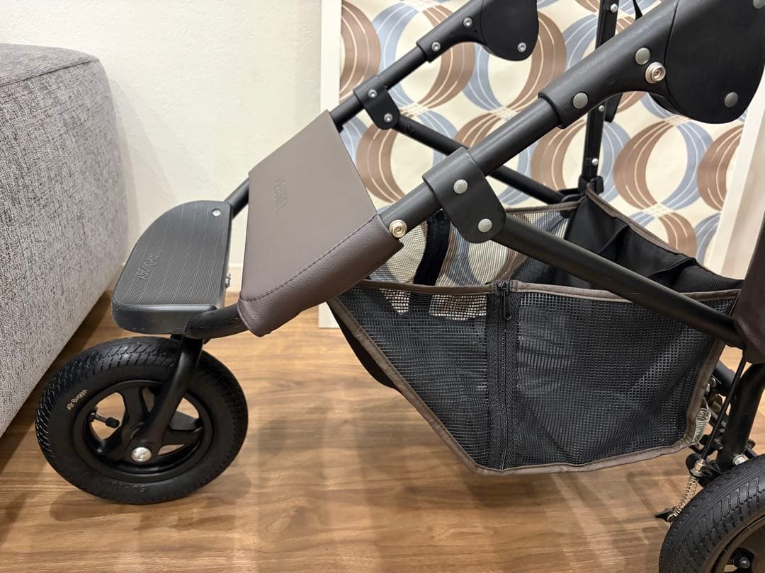 コットなどは新品　エアバギーペットカート　DOME3 ラージ　アースグレー