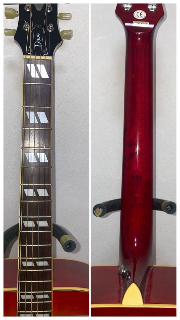 ほんり❣️美品Epiphone DOVE アコギター　ハードケース付