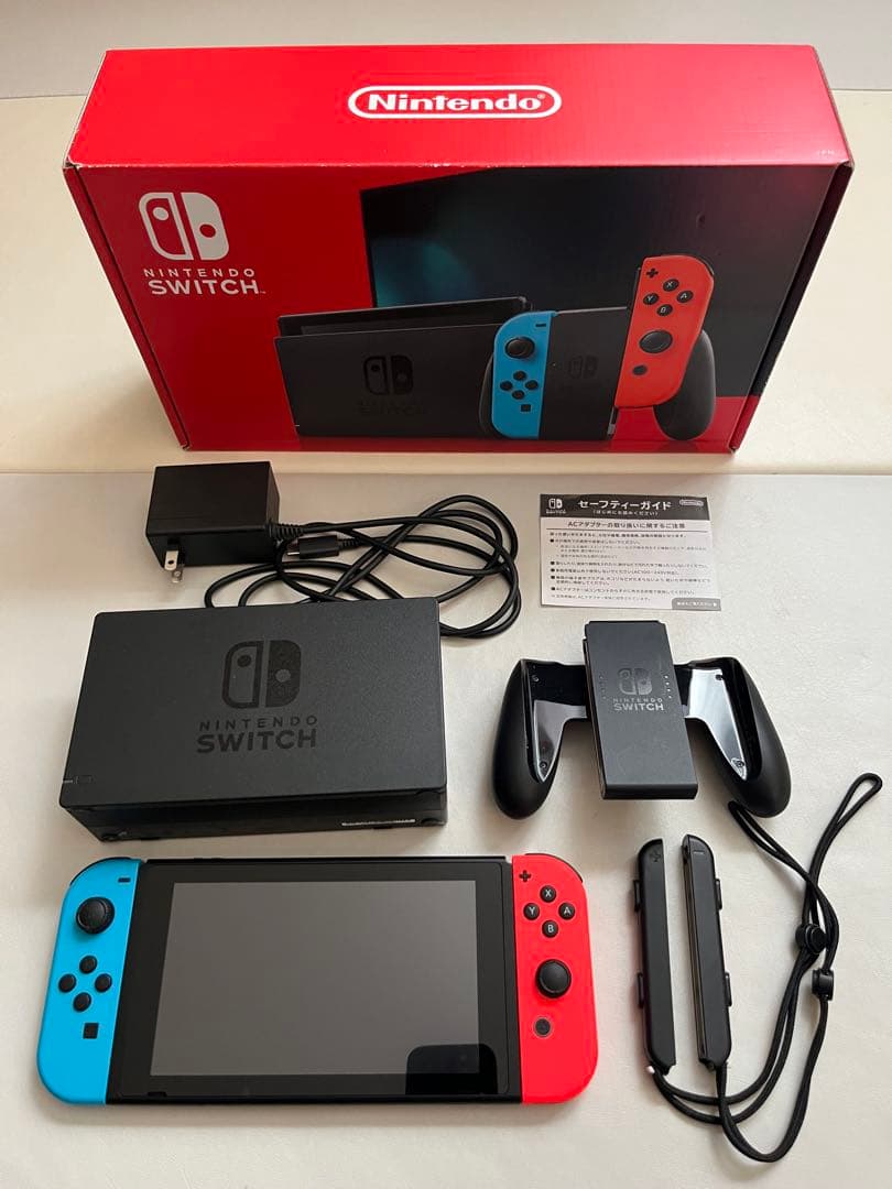【美品】Nintendo Switch ニンテンドースイッチ 本体 付属品付き