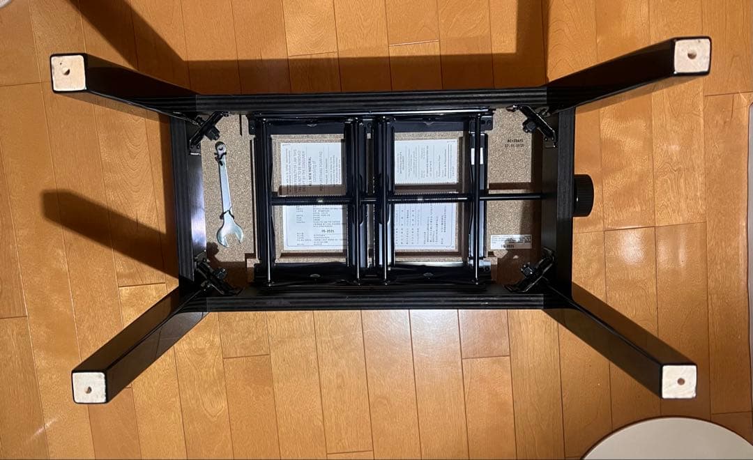 【2025年製ほぼ新品】ヤマハ　ピアノ椅子　高さ調整自在　BC-204PE 黒