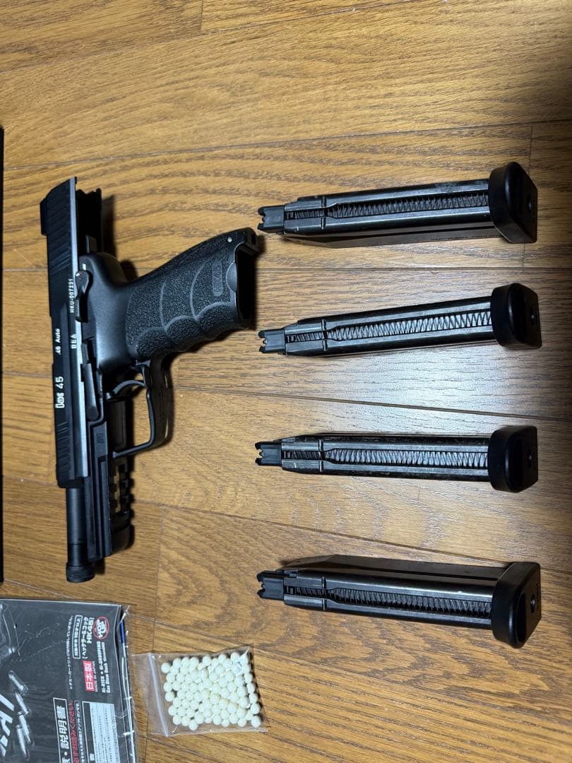 東京マルイ　HK45 ガスガン マガジン4本　動作確認済み