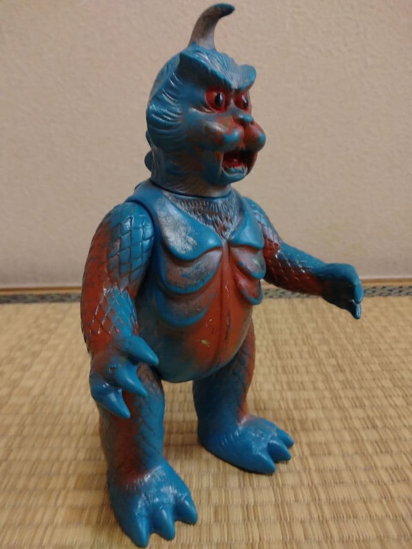 マルサン　ソフビ　ゴメス　当時物　ウルトラQ　ブルマァク