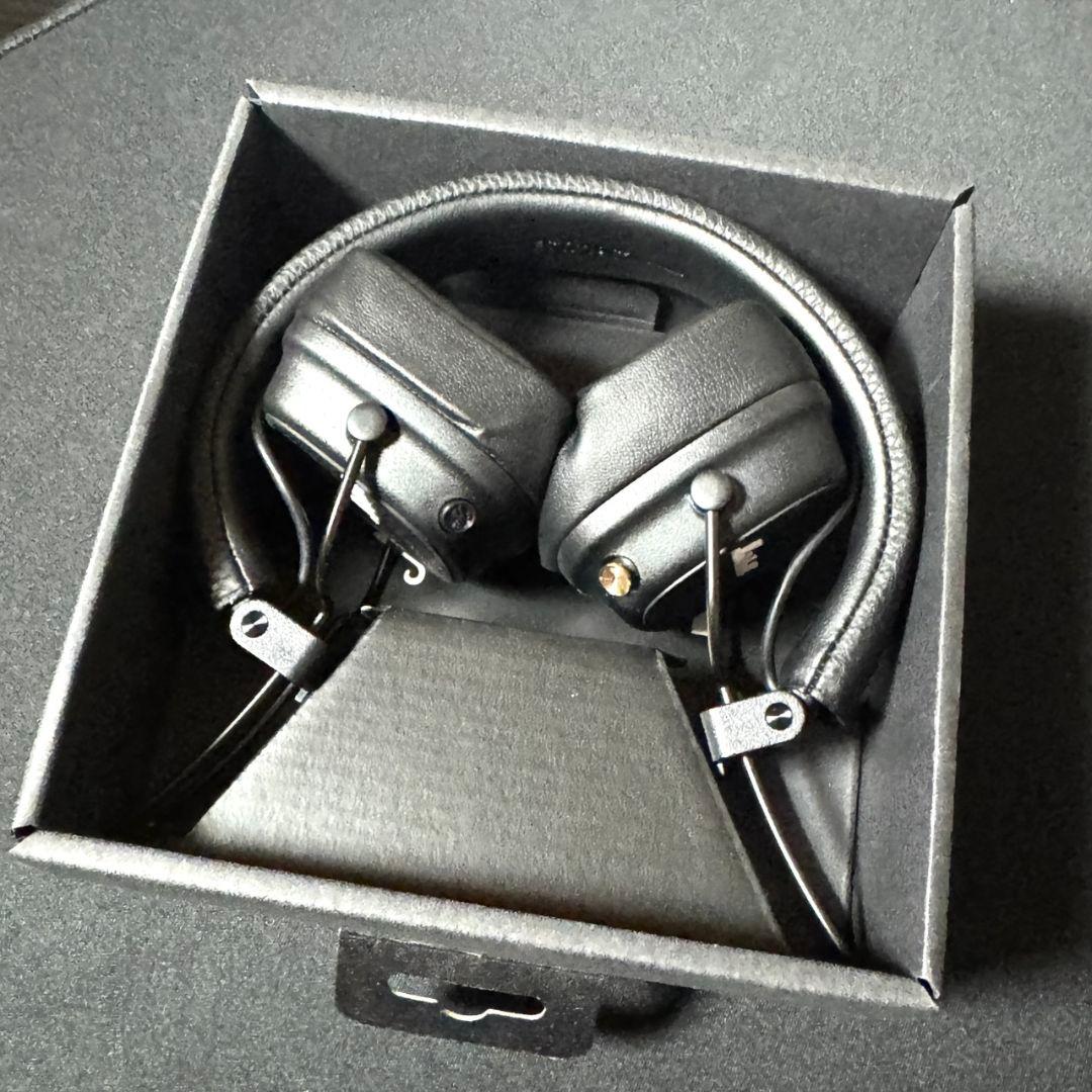 極美品 Marshall Major V マーシャル ワイヤレスヘッドフォン