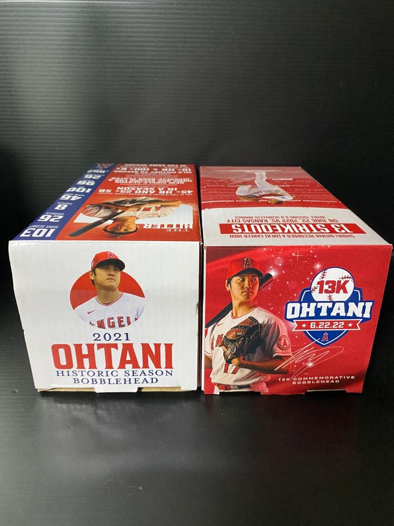 【最安値】大谷翔平 2021年2022年シーズンフィギュア 2体セット