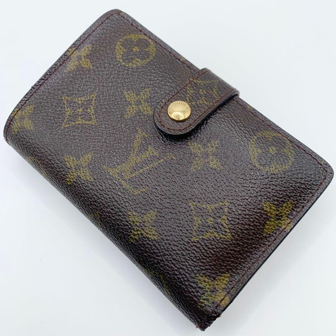 【極美品】ルイ ヴィトン ヴィエノワ がま口 モノグラム 折り財布 V1