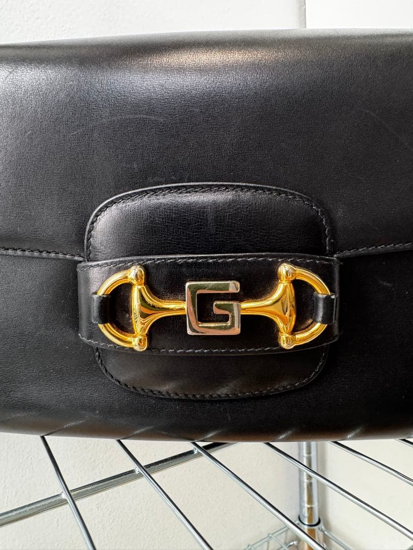 GUCCI　ハンドバッグ　ワンショルダー　ホースビット
