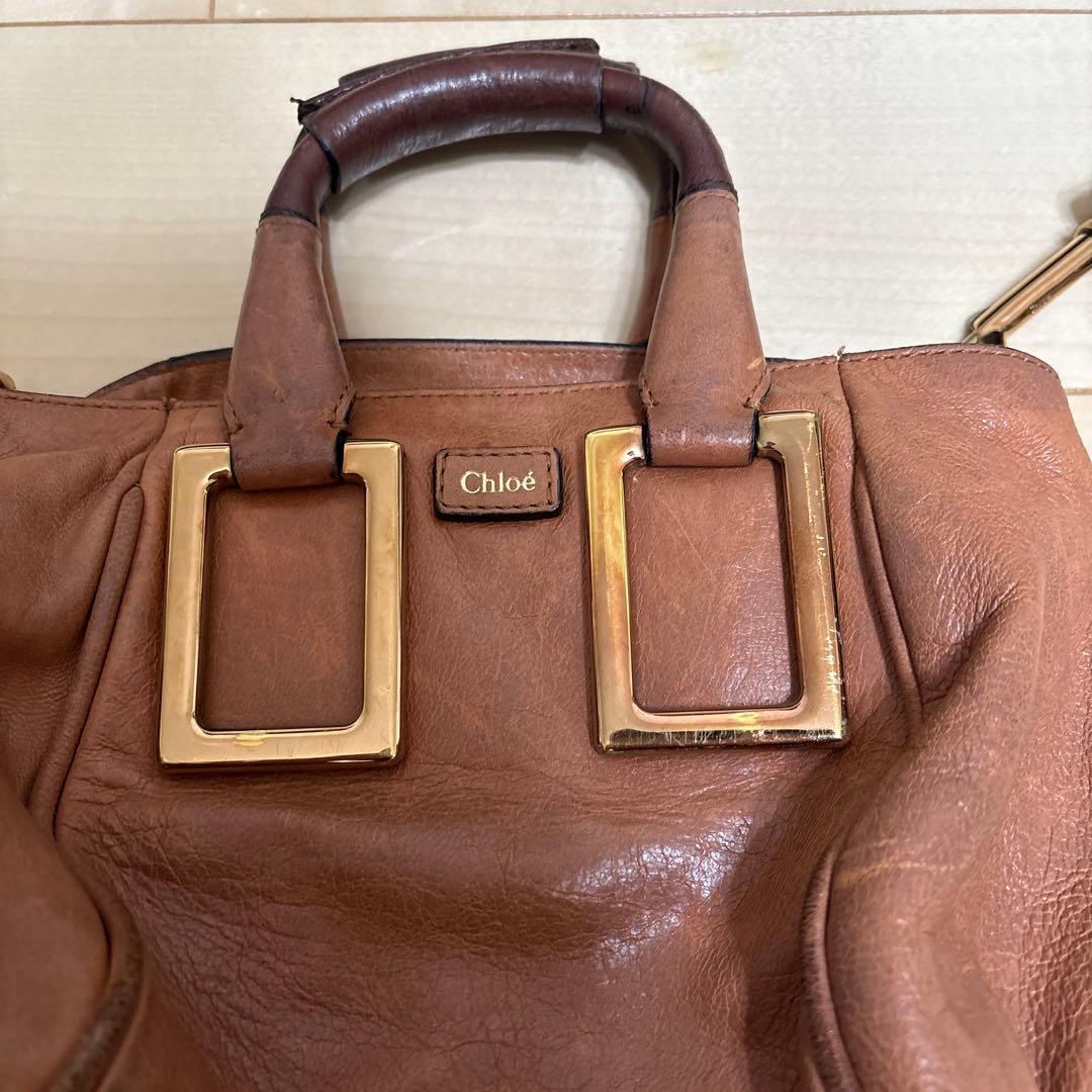 Chloé エテルブラウン ショルダーバッグ