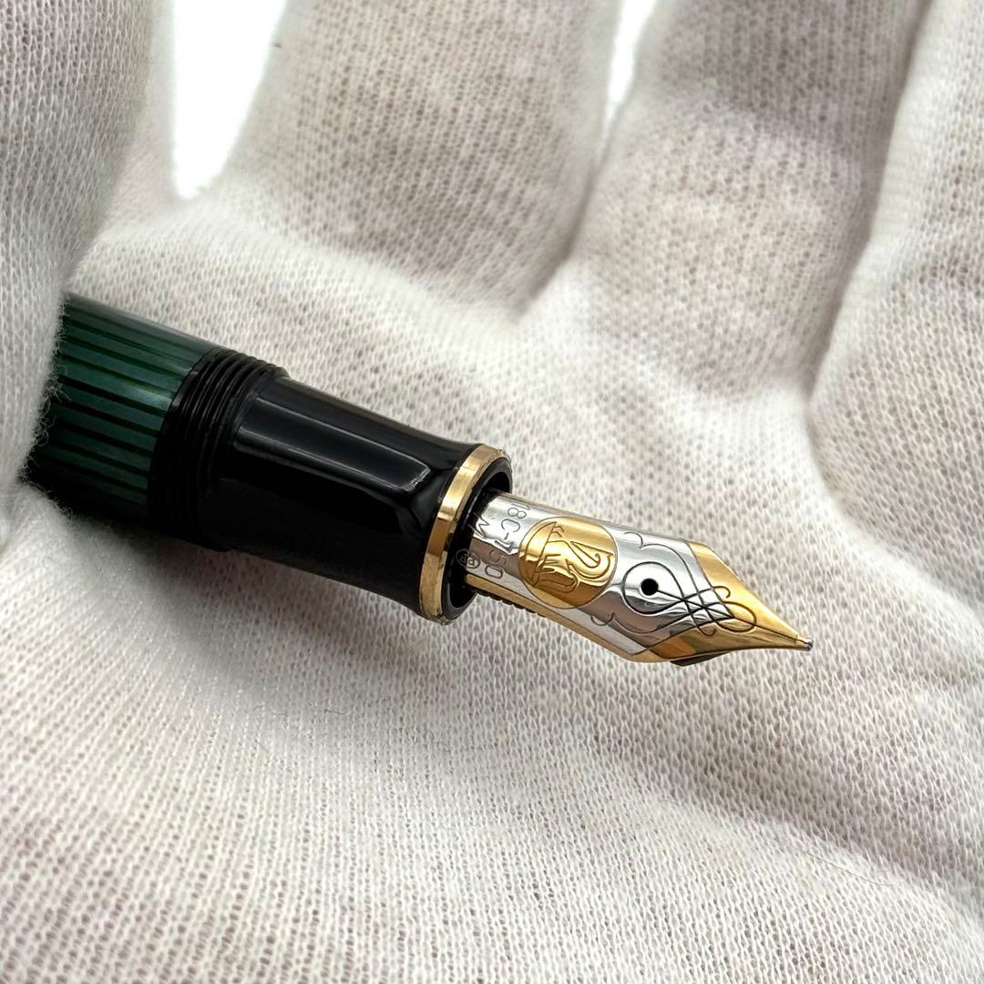 PELIKAN ペリカン M800 初期　PF刻印　中字　M 万年筆 18C