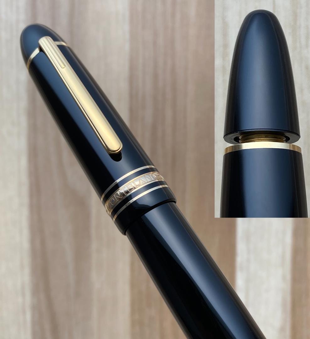 現行品 新品同様 モンブラン 149 18K 極細字 Au750 万年筆 付属品