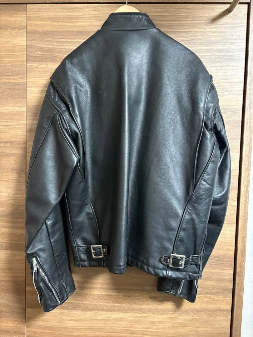 Schott ショット シングルライダース USA製 42 革ジャン 本革 黒