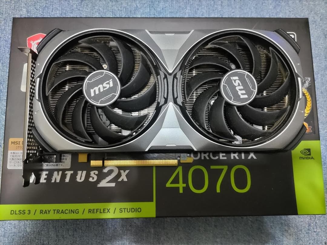 コ*イ様 MSI GeForce RTX 4070 VENTUS 2X 12G