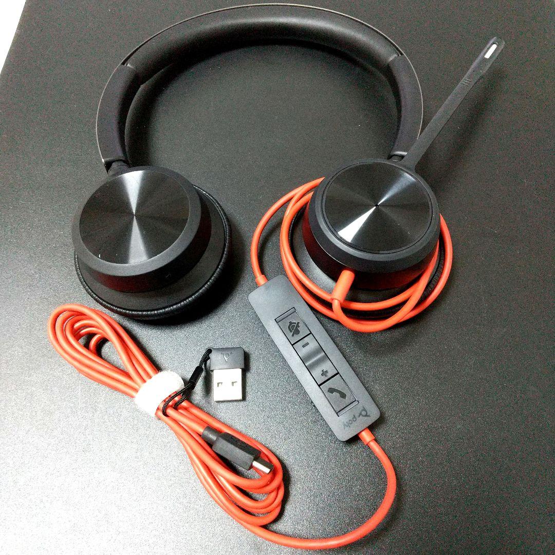Plantronics Blackwire8225 ヘッドセット USB-C＆A