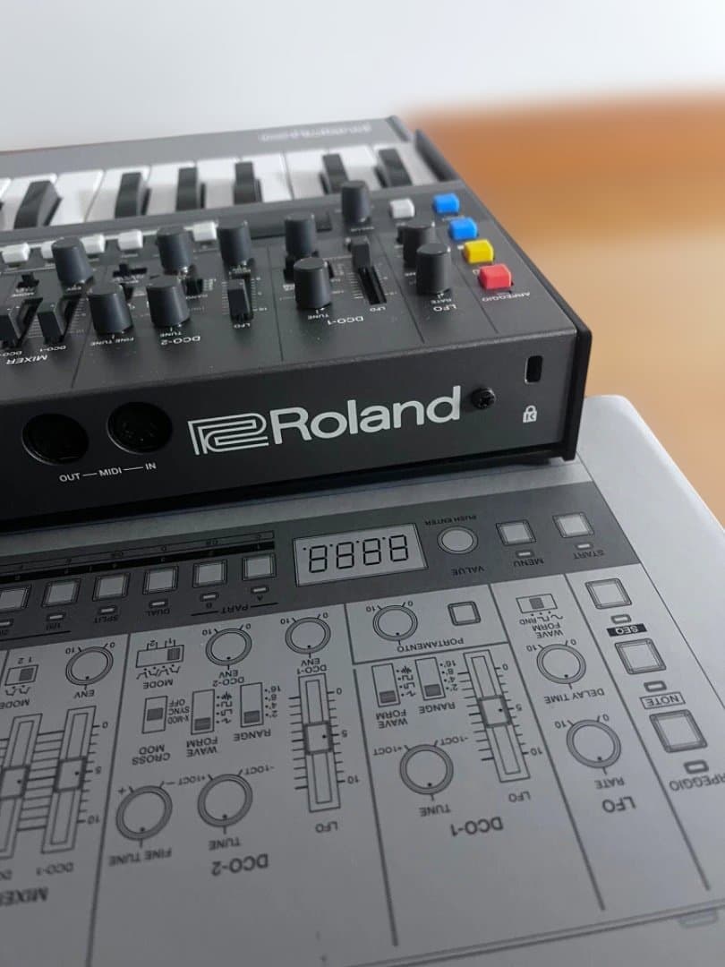 ROLAND JX-08 & K-25M ローランドシンセサイザーDAW・MTR