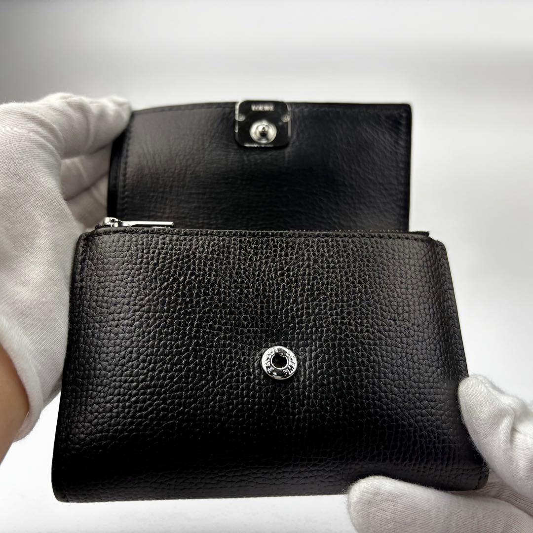 LOEWE ロエベ　アナグラム　バーティカルウォレット　三つ折り財布