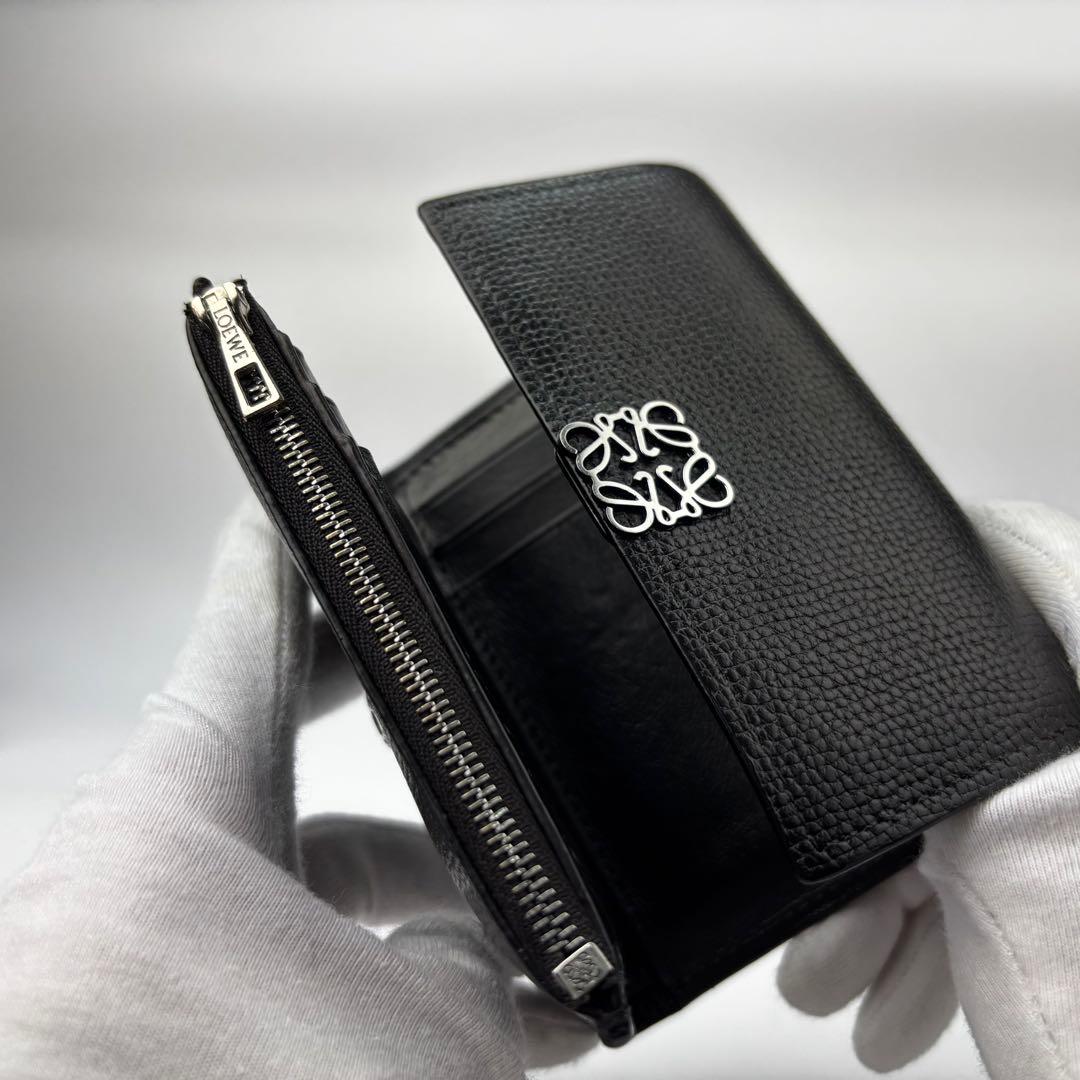 LOEWE ロエベ　アナグラム　バーティカルウォレット　三つ折り財布