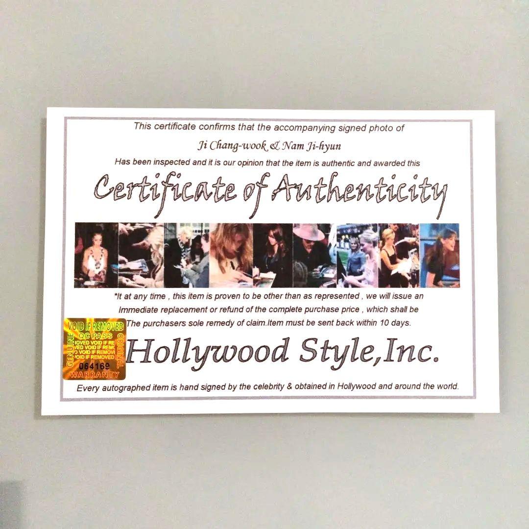セール中…チ・チャンウクとナム・ジヒョン直筆サイン入り2Lサイズ写真…