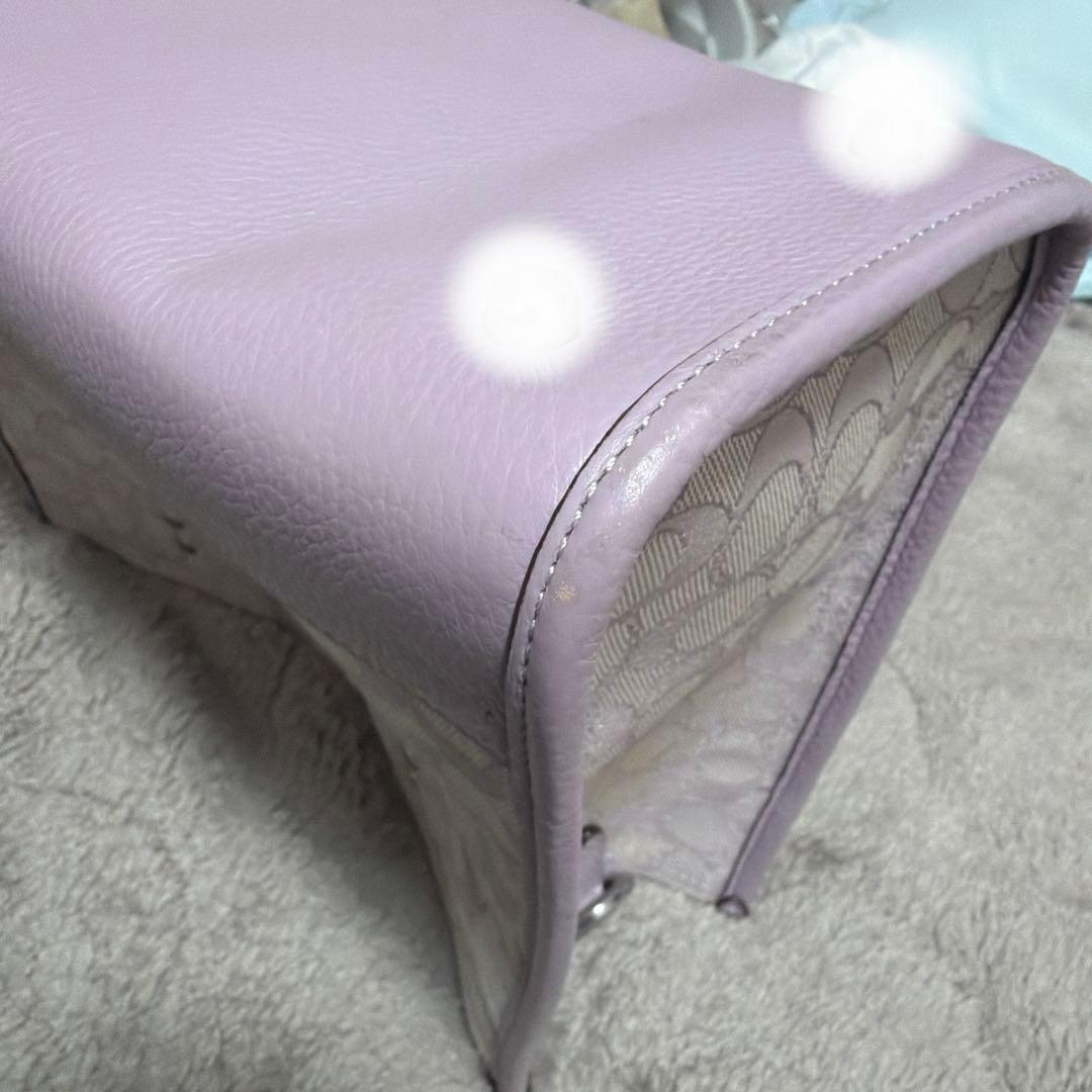 COACH ライラック ハンドバッグ