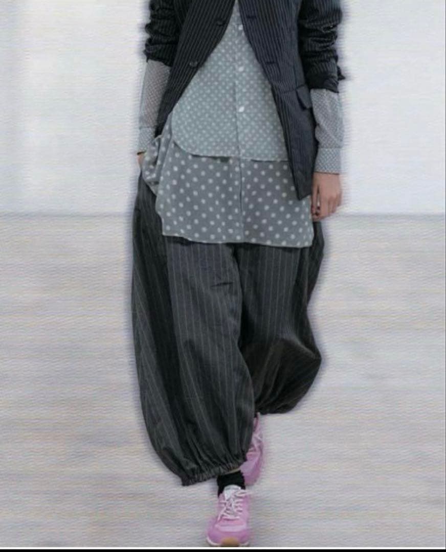 コムデギャルソンコムデギャルソン バルーンパンツ ストライプ