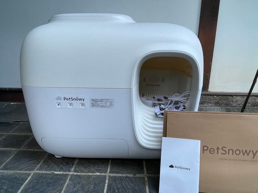 Pety 猫用自動トイレ ホワイト/ホワイト