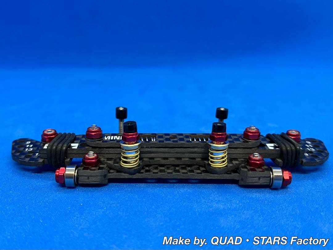 【ミニ四駆・MA用】2軸ATスラピボ＋1軸リヤアンカー＋前後スキッドローラー