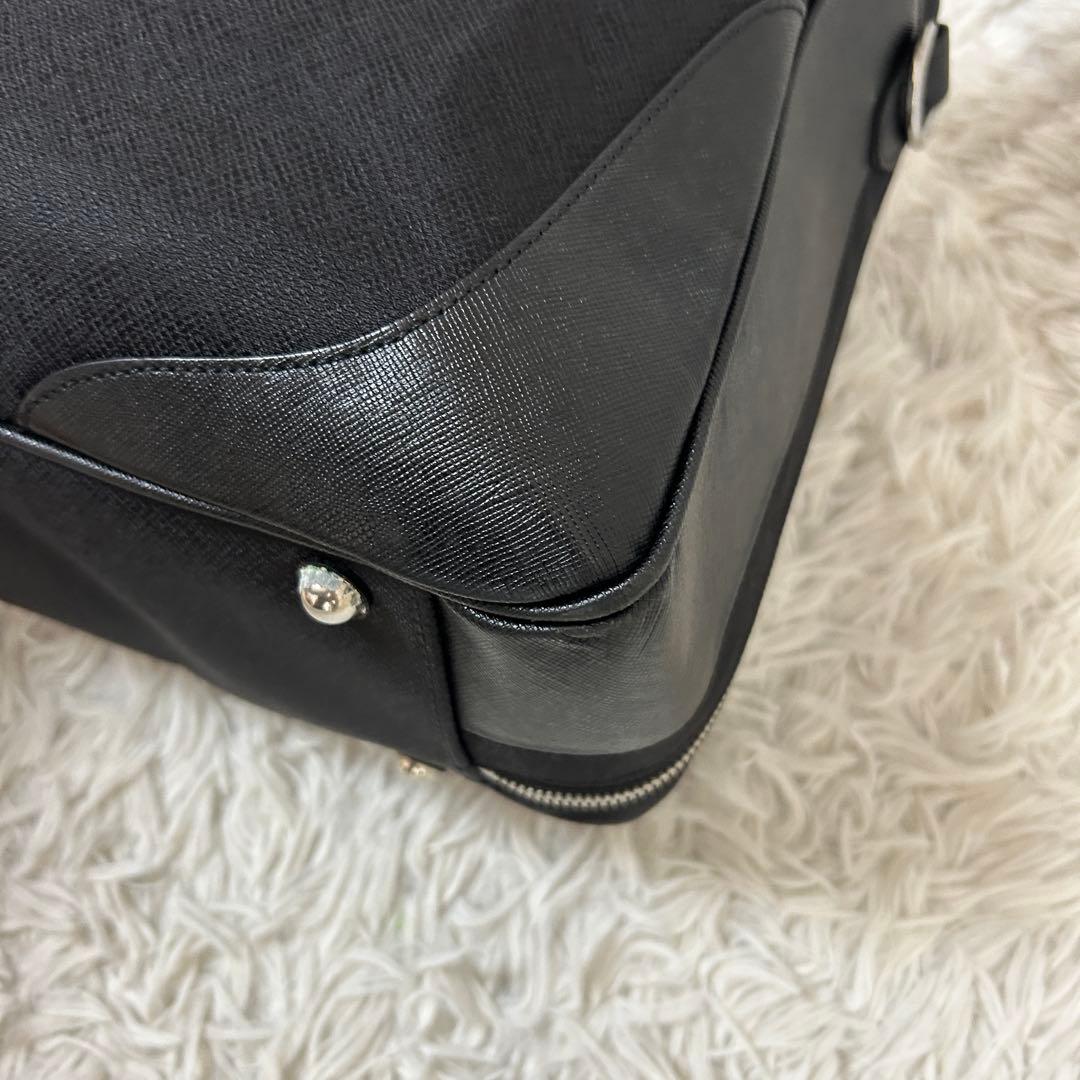 ⭐️極美品⭐️2室 ペッレモルビダ キャピターノ ビジネスバッグ メンズ ブラック