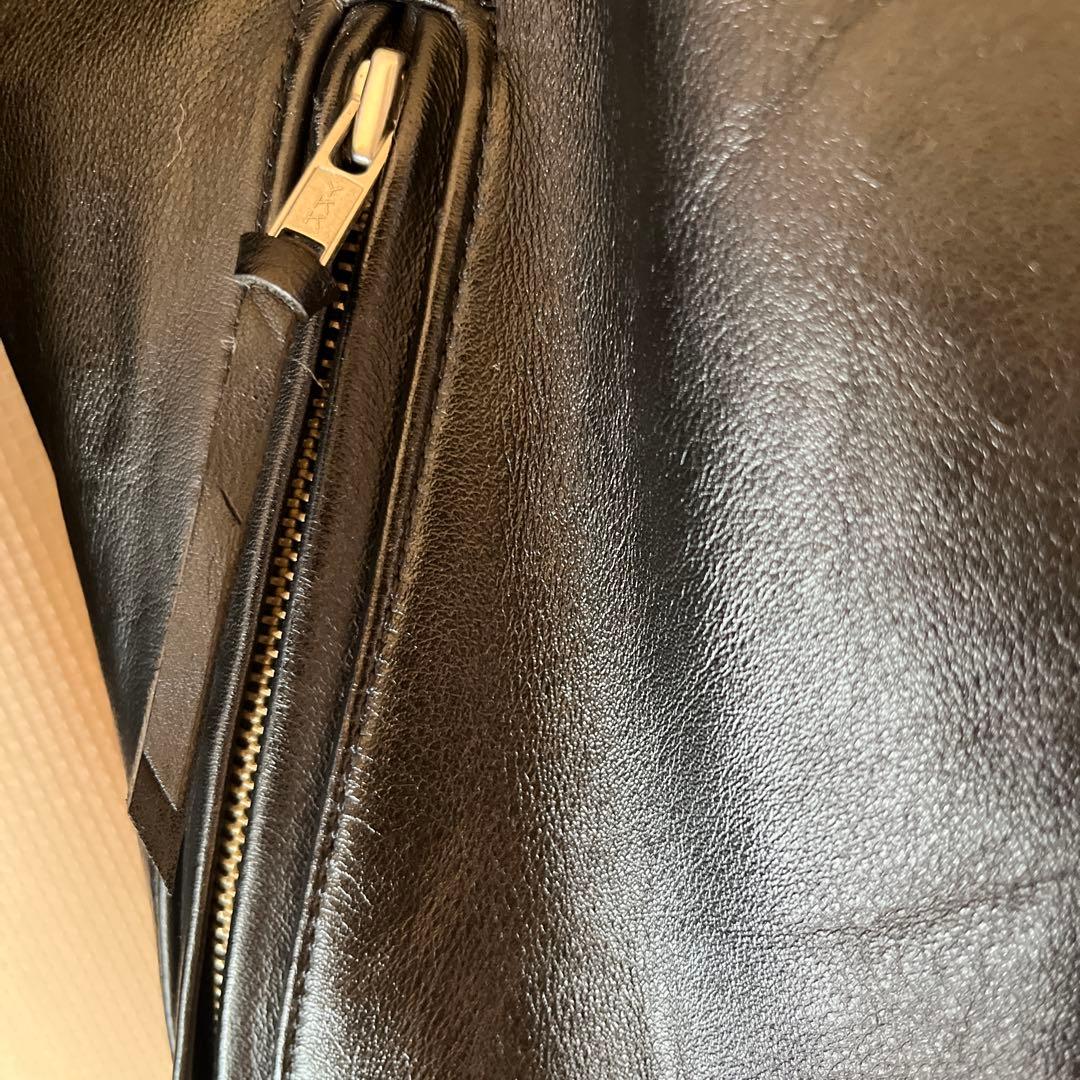 46サイズ　フリーダム　レザージャケット　キルティング