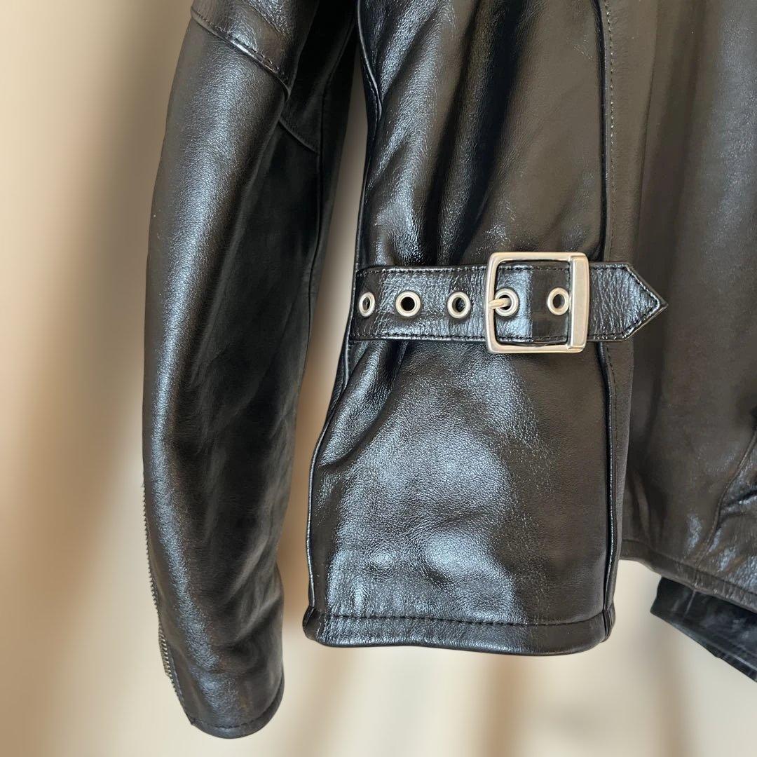 46サイズ　フリーダム　レザージャケット　キルティング