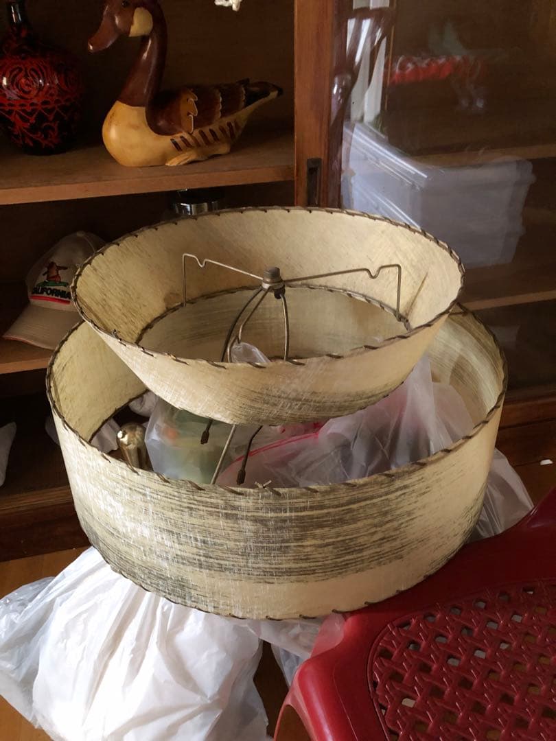 ランプシェード　アメリカ　USA製　50s ミッドセンチュリー　マジェスティック