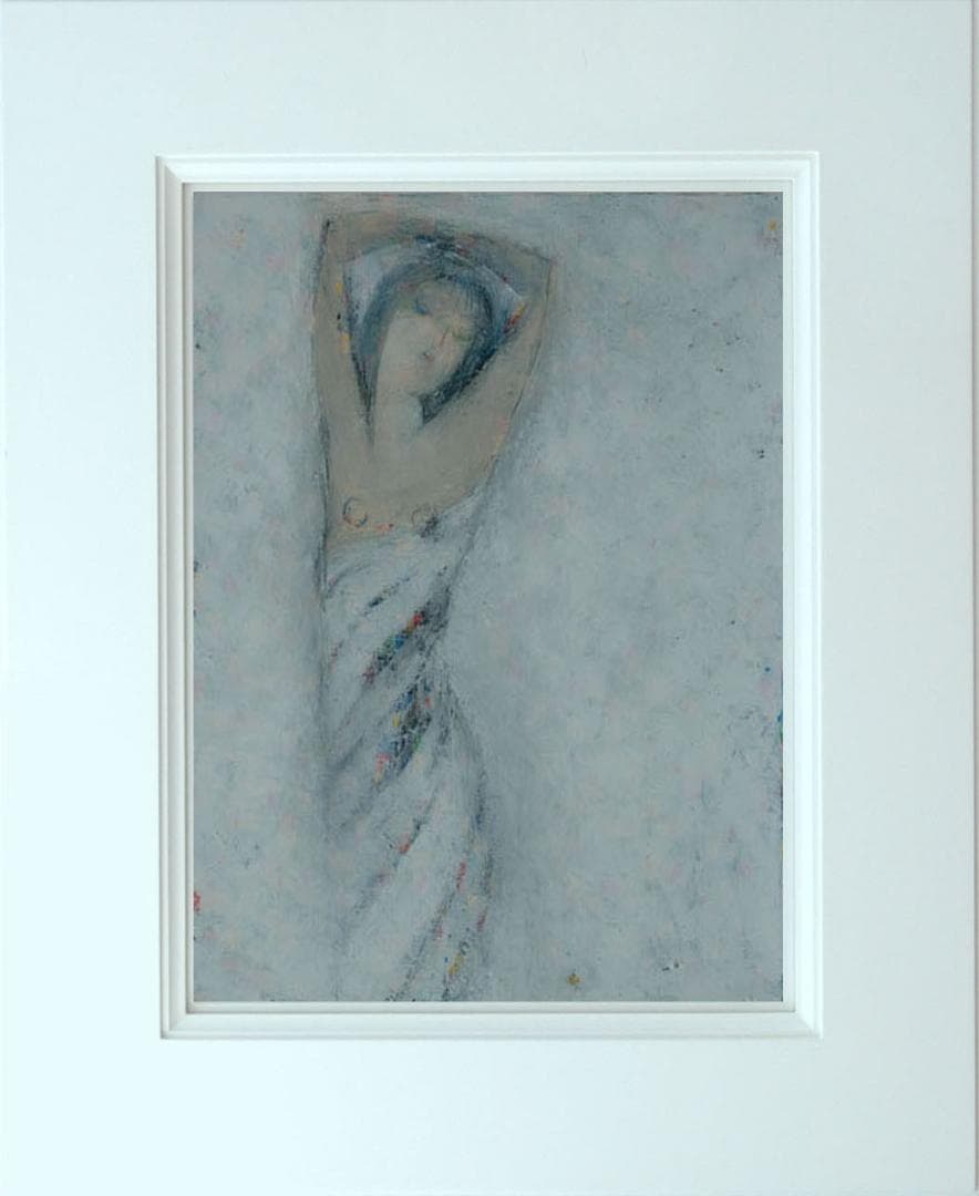 油絵 菅家令子 絵 絵画 インテリア F6-080912 人物 女性像