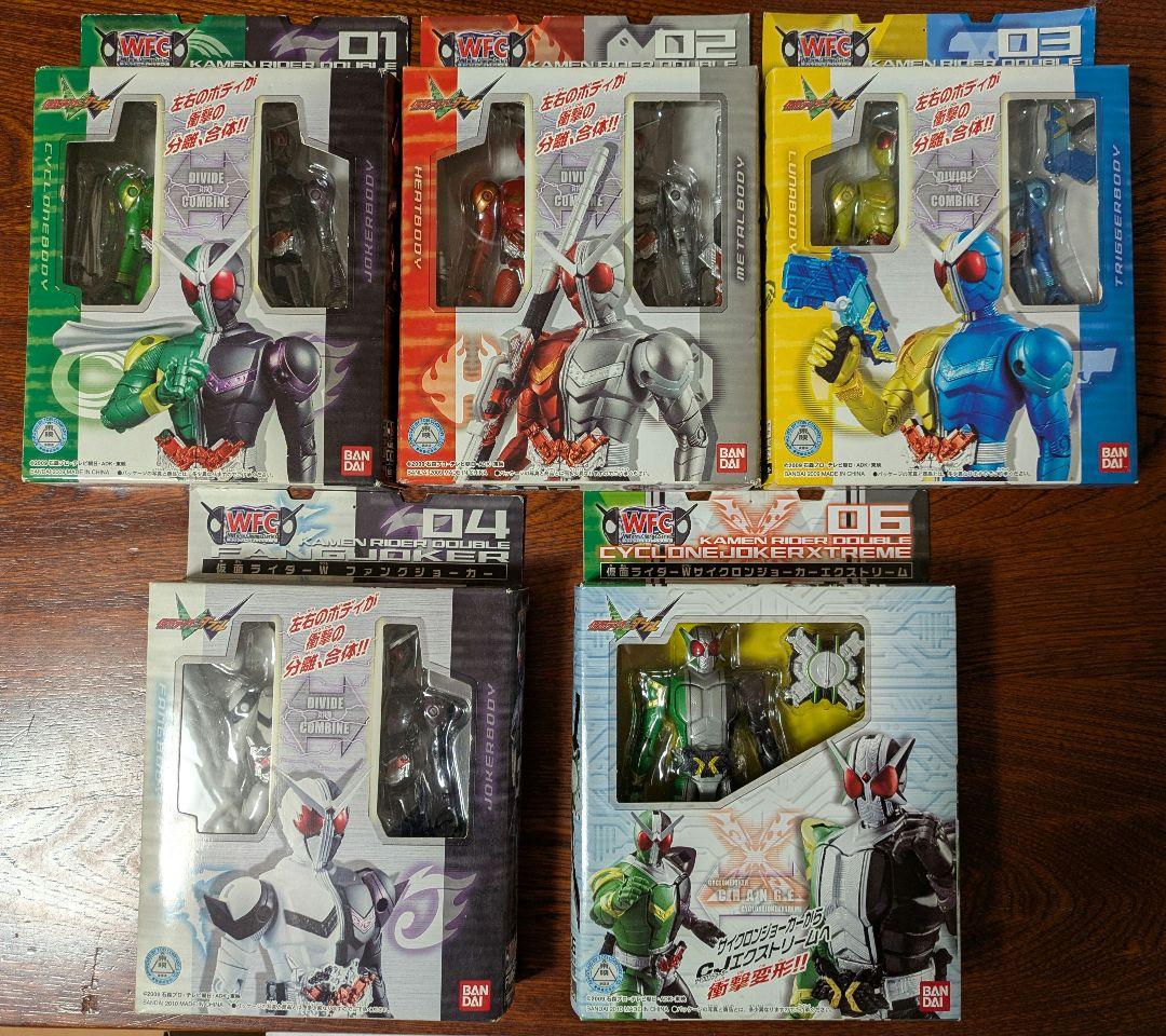 仮面ライダーW特撮フィギュア 5体セット