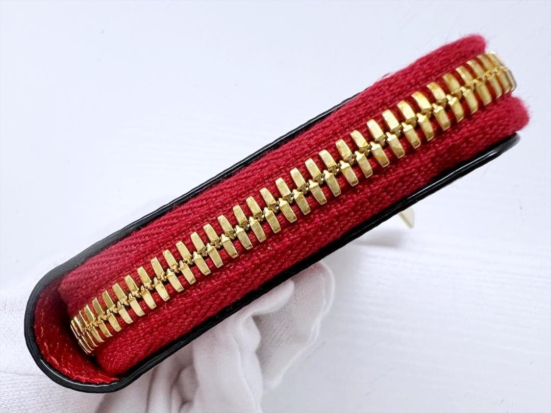 美品　ヴァレクストラ　グレインカーフスキン　L字　キーリング付き　ケース