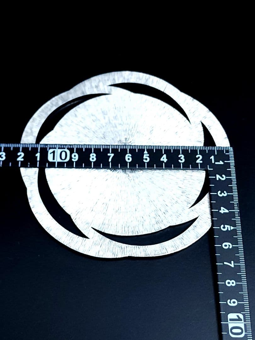 尚美堂製 小林美春　純銀 梅形 壽銀皿 銘々皿 5枚　共箱　計249.98ｇ