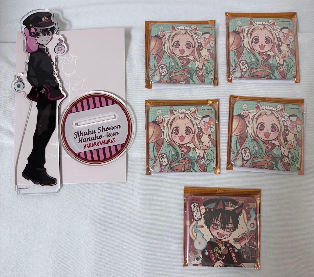 地縛少年花子くん 化け猫旅館 コースター アクスタ 缶バッジ セット 東京限定