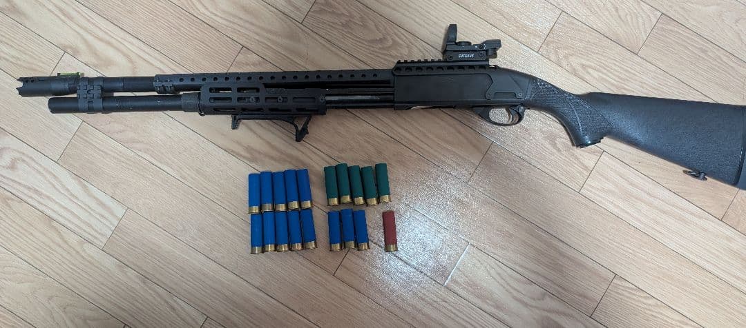 マルゼン ガスショットガン M870 レミントン BK エクステンションカスタム